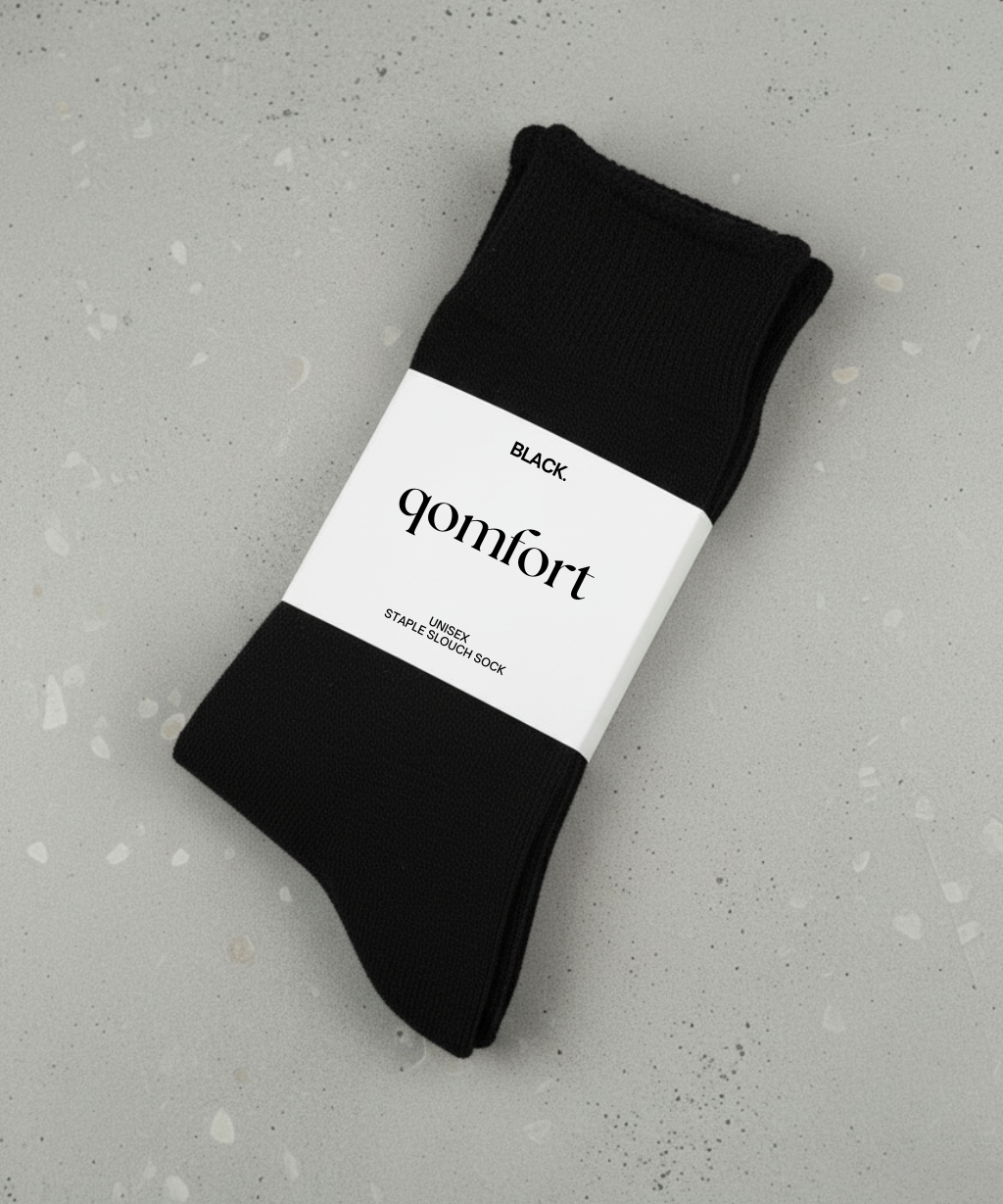 Staple Socks (4-Pack): Black pair